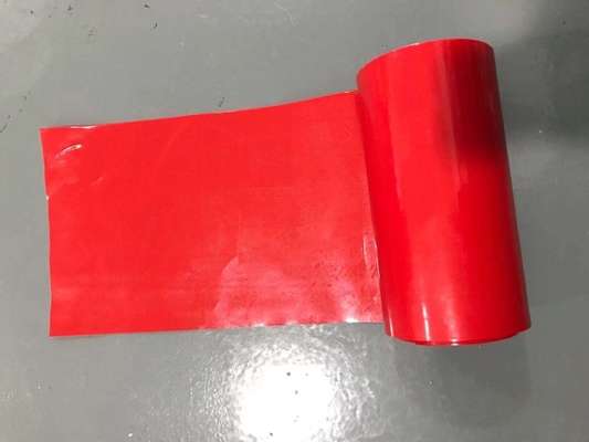 Folia uwalniająca HDPE w kolorze czerwonym HDPE powlekana silikonem Wykładzina uwalniająca do taśm piankowych