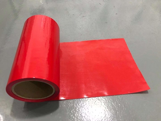 Folia uwalniająca HDPE w kolorze czerwonym HDPE powlekana silikonem Wykładzina uwalniająca do taśm piankowych