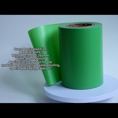 110-140C Wstrzymałość na ciepło Film laminowany krzyżowy Max.F≥250 N/50mm 200% wydłużenie Trwałe