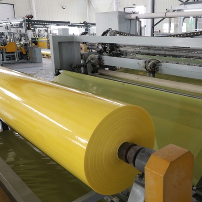 Wymiarowa żółta folia HDPE o grubości 70um do zbieracza bawełny CP770