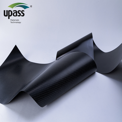 HDPE, folia laminowana krzywo, materiał powierzchniowy z tworzyw sztucznych do samoprzylepnej membrany dachowej z polimeru modyfikowanego z bitumenu