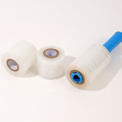 Transparent Food LLDPE Waterproof Stretch Film Roll 30cm Soft Cast Plastic Pallet Wrap 50m Length Supermarket Promotion Packing