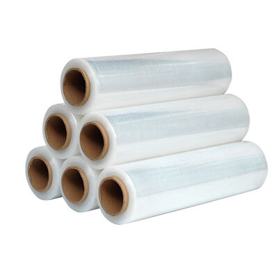 Food Grade Waterproof Soft Stretch Film 50m Length 30cm Width PE Multiple Extrusion Industrial & Supermarket Promotion