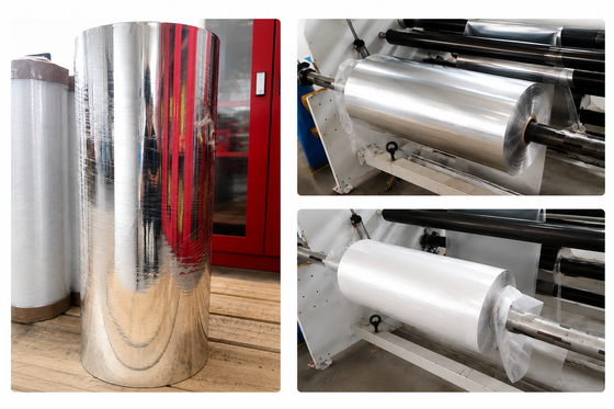 150μm VMPET Aluminiowa folia laminowana PET do izolacji kontenerów żeglugowych i ochrony przed wilgocią