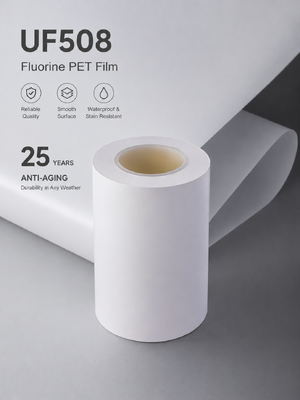 UF508 Film PET Fluorowy przeciwstarzeniowy Film odporny na warunki pogodowe do membrany wodoodpornej